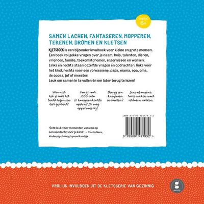 Kletsboek invulboek voor kinderen – Michal Janssen