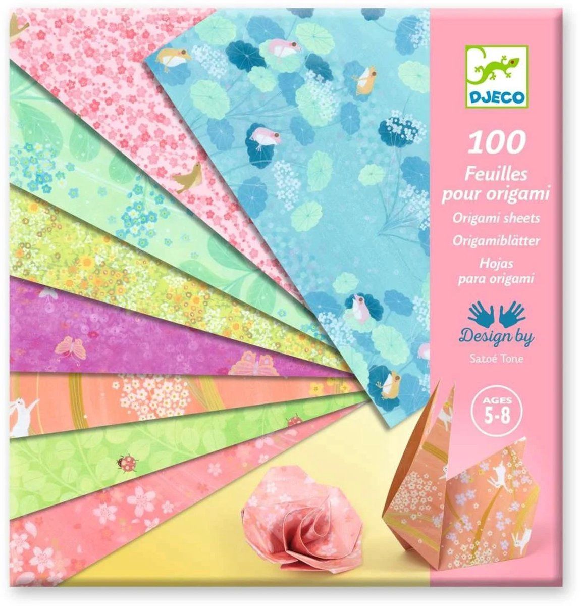 Djeco Origami Papier Haru knutselen de verpakking