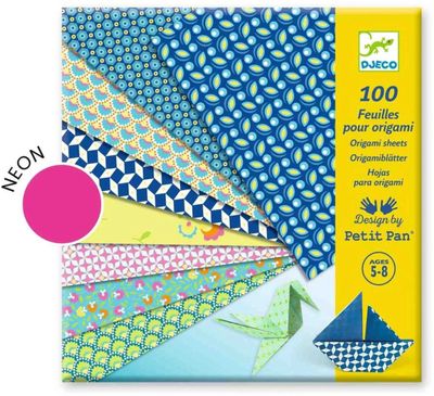 De verpakking van de Djeco Origami Papier Natsu knutselen.