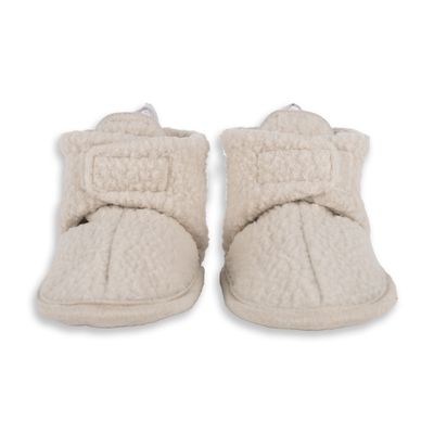 Lodger Teddy Fleece Babyslofjes Birch 3–6 mnd newborn