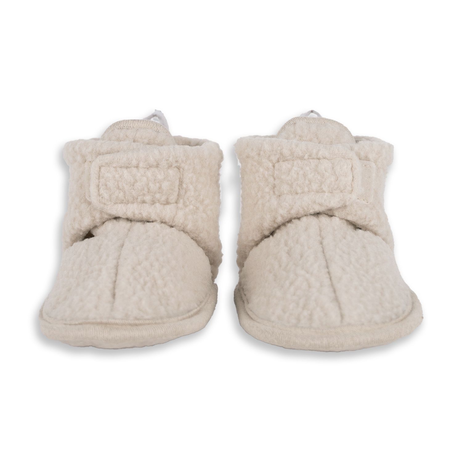 Lodger Teddy Fleece Babyslofjes Birch 6–12 mnd newborn
