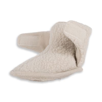 Lodger Teddy Fleece Babyslofjes Birch 6–12 mnd newborn