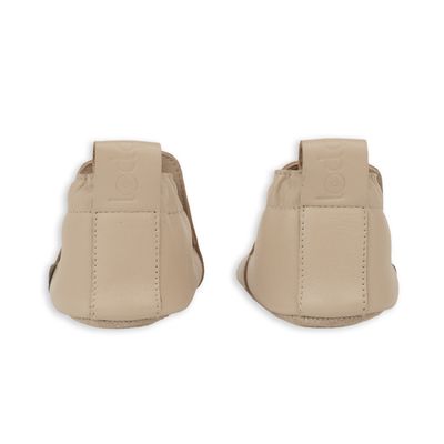 Lodger Leren Babyslofjes Beige newborn


