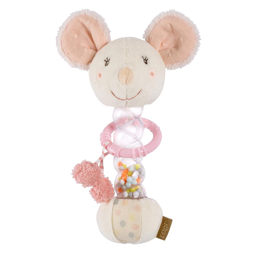 Fehn Regenrammelaar Muis baby speelgoed