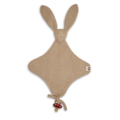 Lodger Speendoekje Teddy Bunny Beige newborn ONE