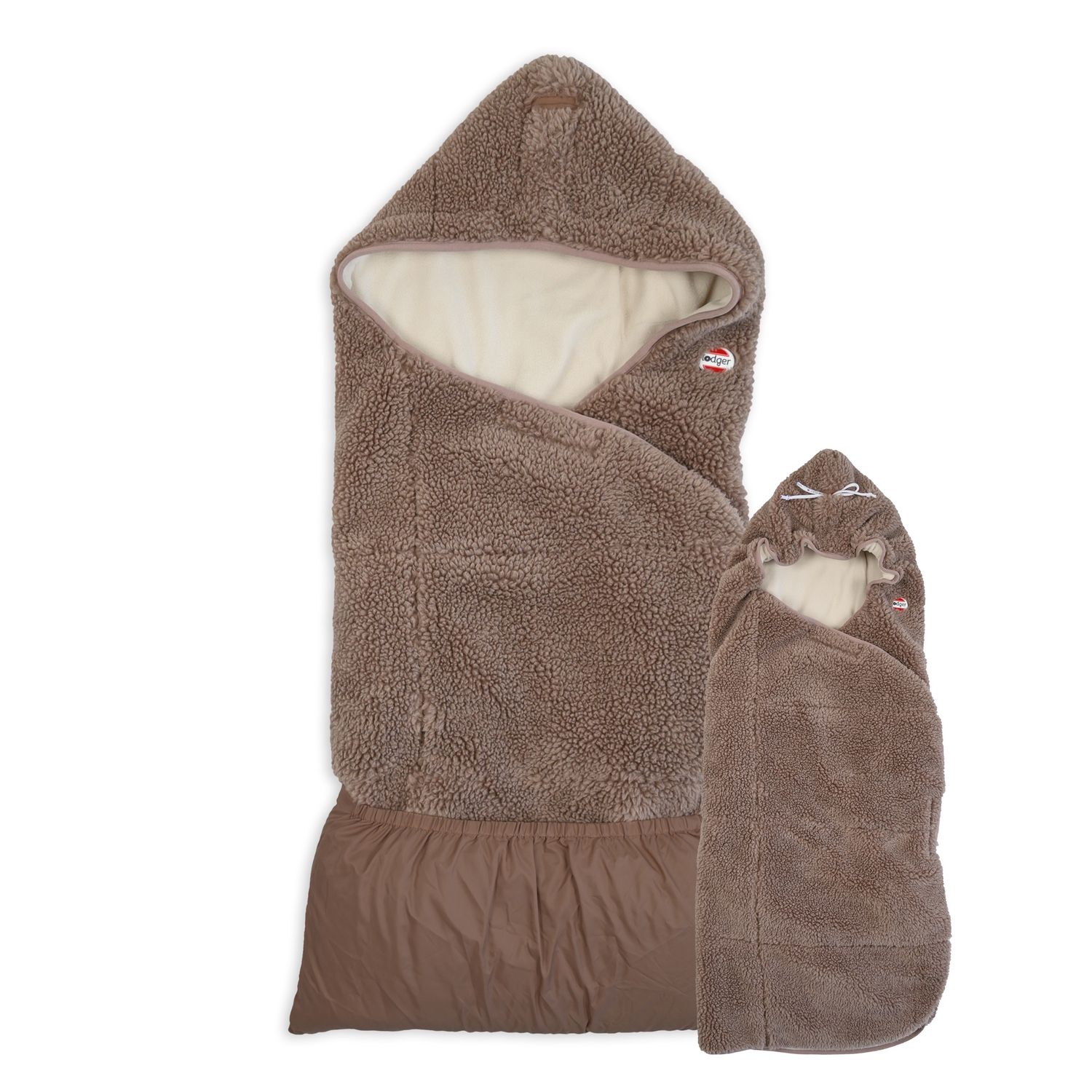 Lodger Wikkeldeken Teddy Wrapper Buffalo ONE newborn