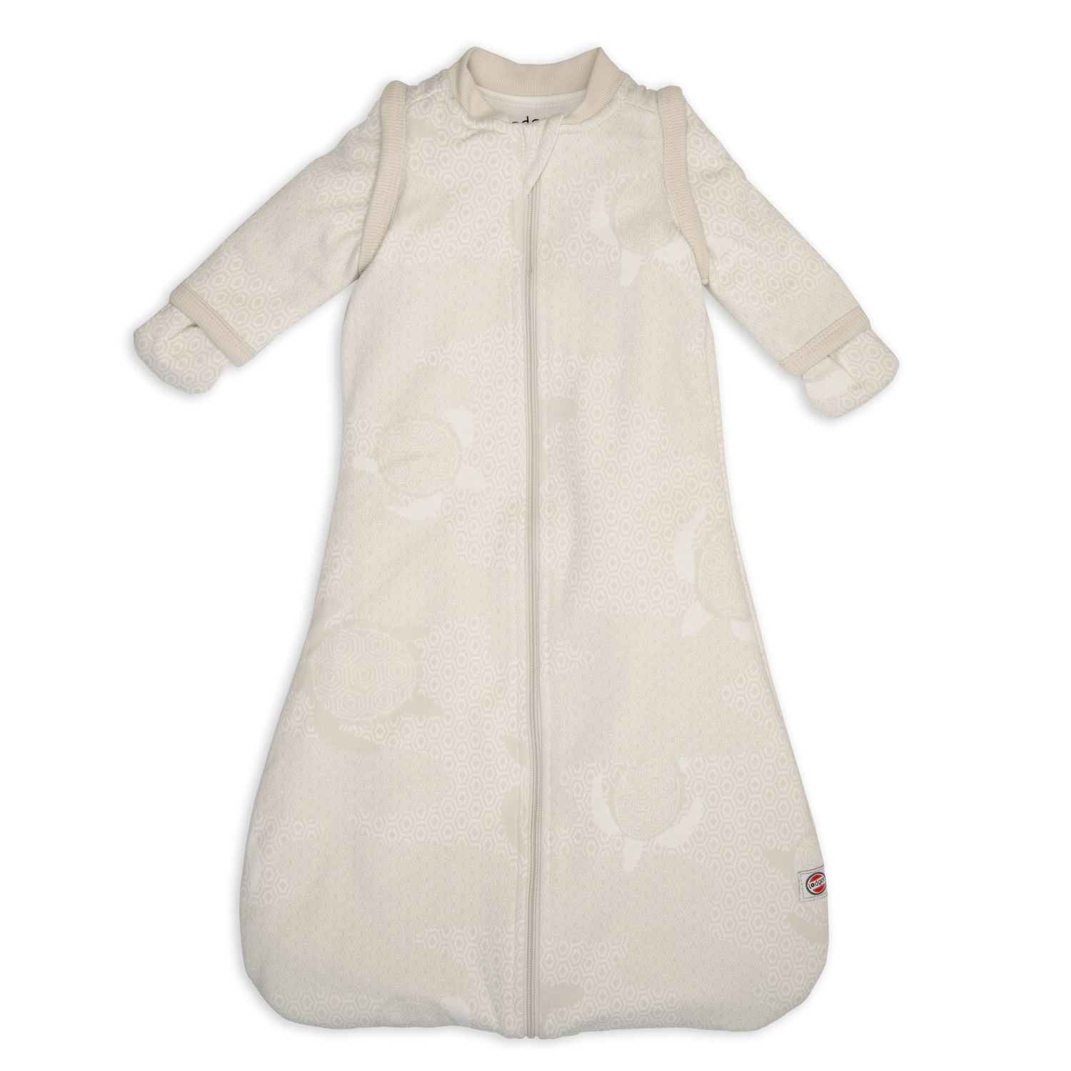 Lodger Newborn Slaapzak Hopper Sleeves Matcha Turtle 50/62 newborn
