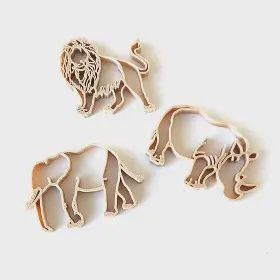 Grennn Safari Dieren Uitstekers sensorisch speelgoed