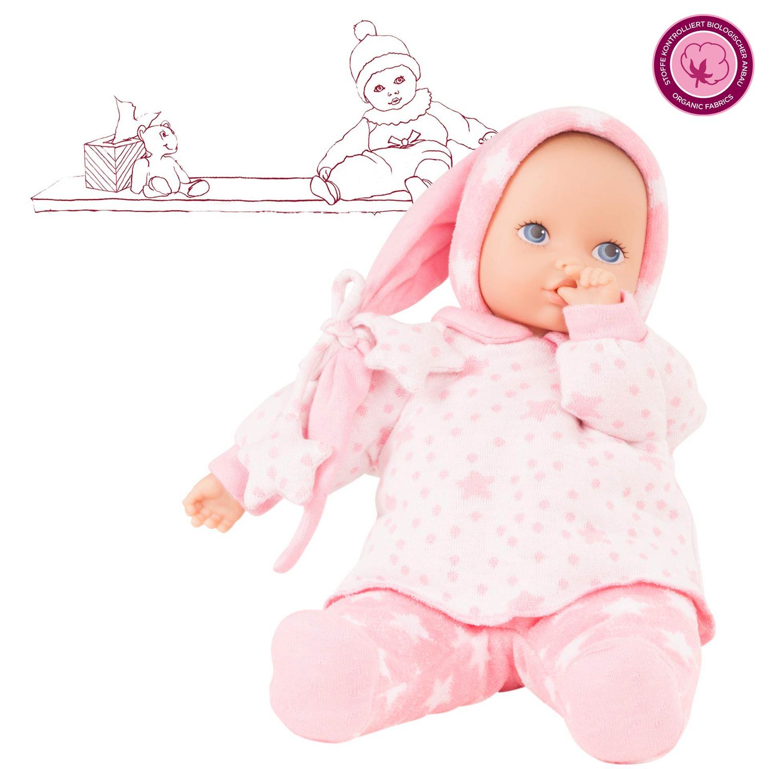 Götz Babypop Baby Pure Starry Sky poppen &amp; accessoires