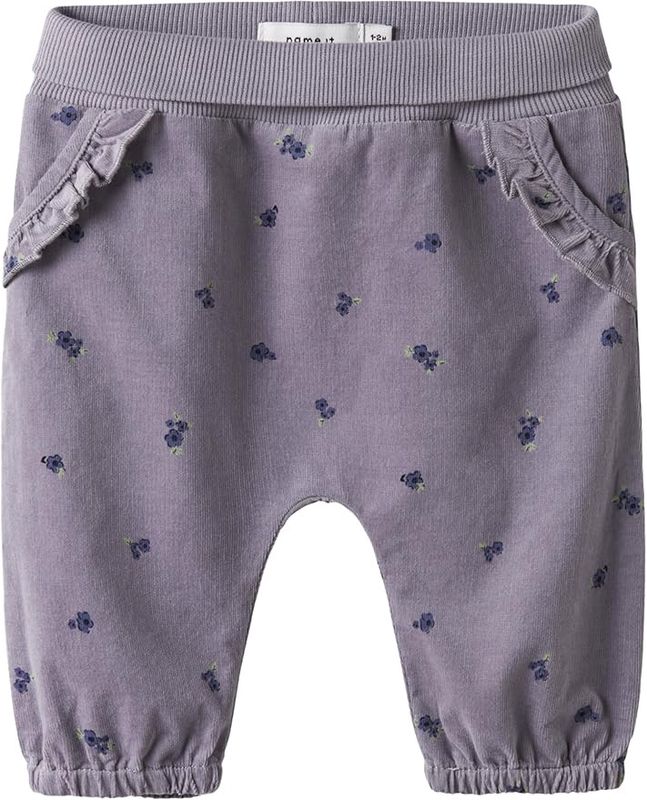 Name It baby - broekje Lavender Gray FLOWER AOP

