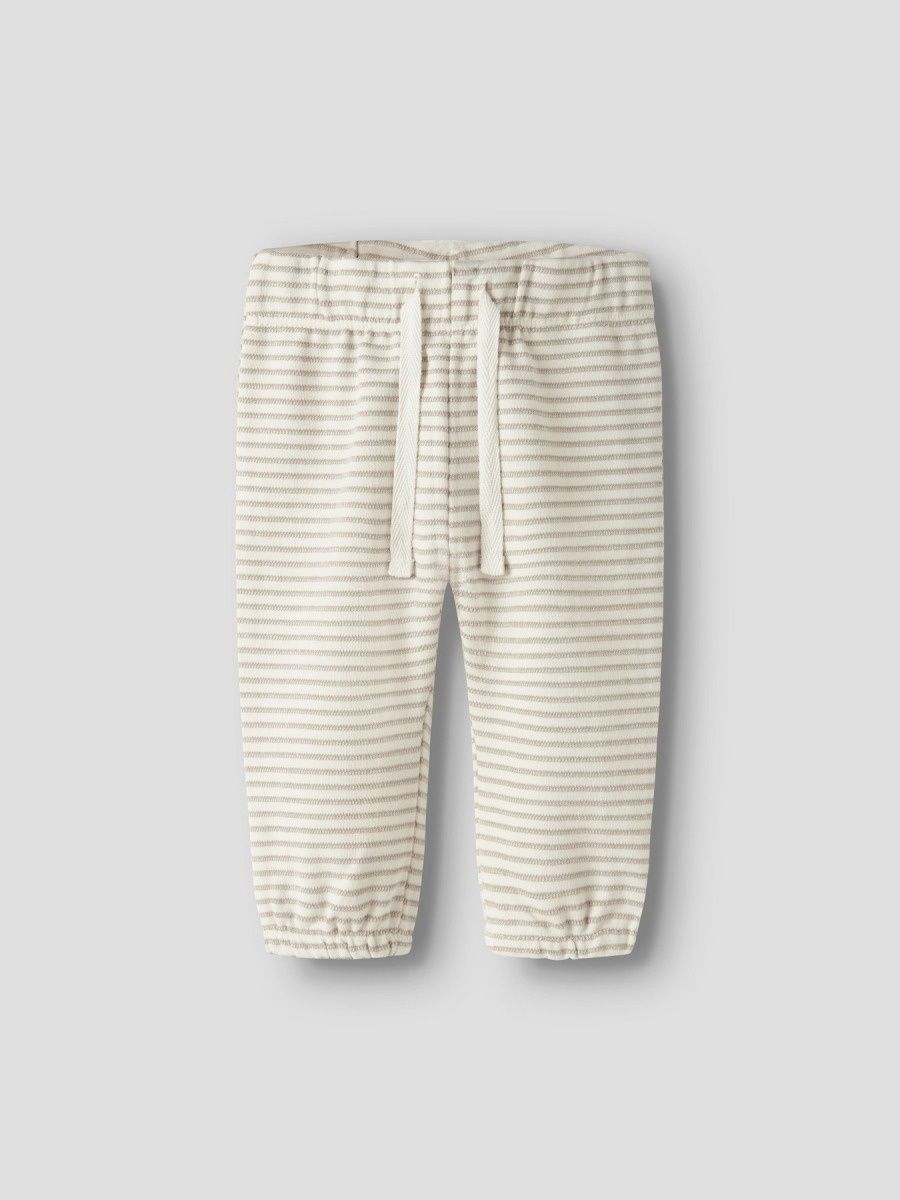 Name It Mini NBMBripo baby broek biologisch katoen Vintage Khaki voorkant