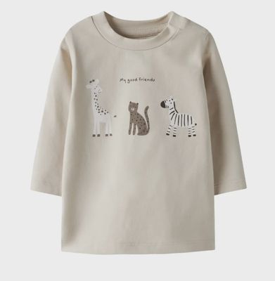 Name It Mini NBNTutty baby top biologisch katoen de voorkant