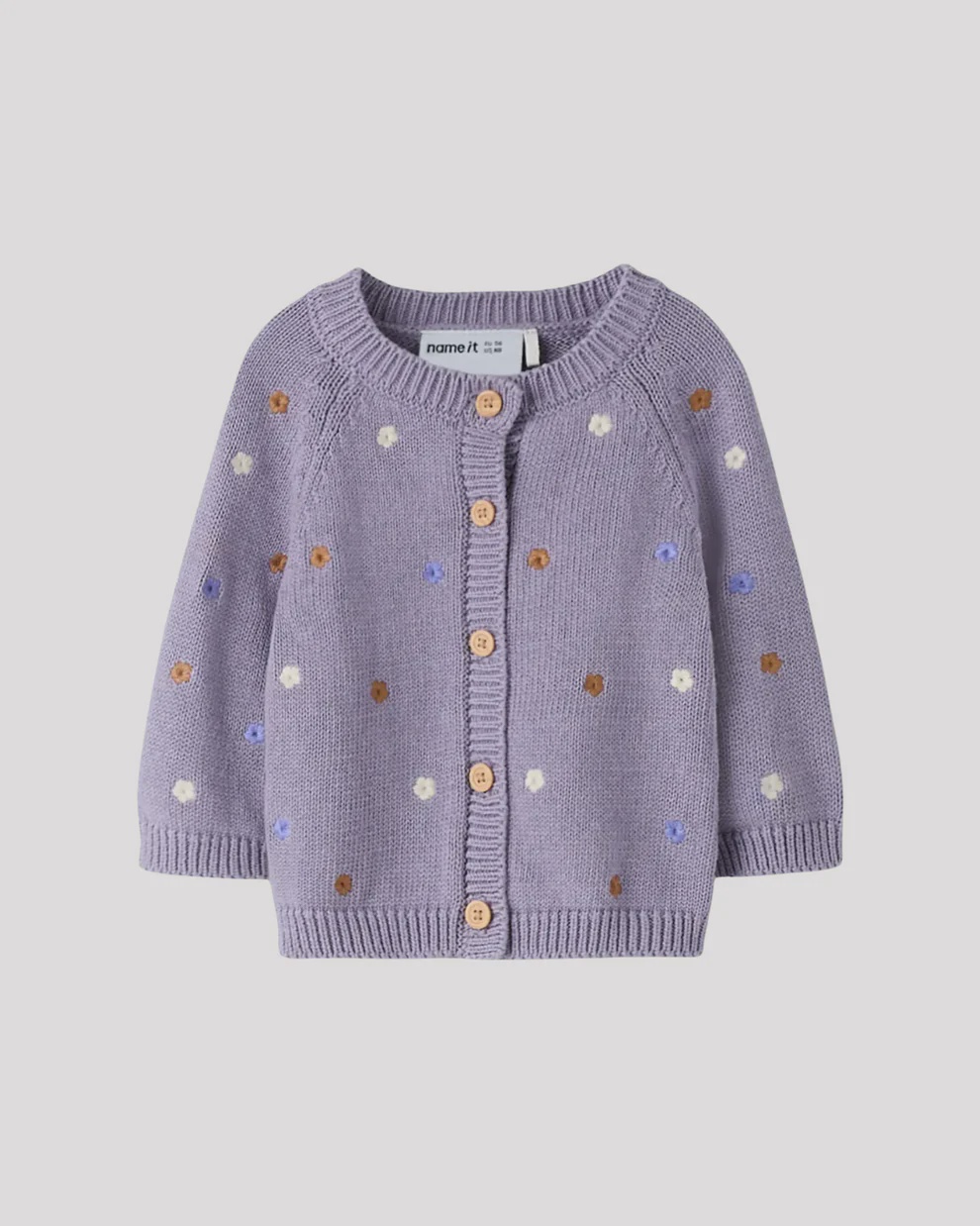 Name It baby - vest Lavender Gray