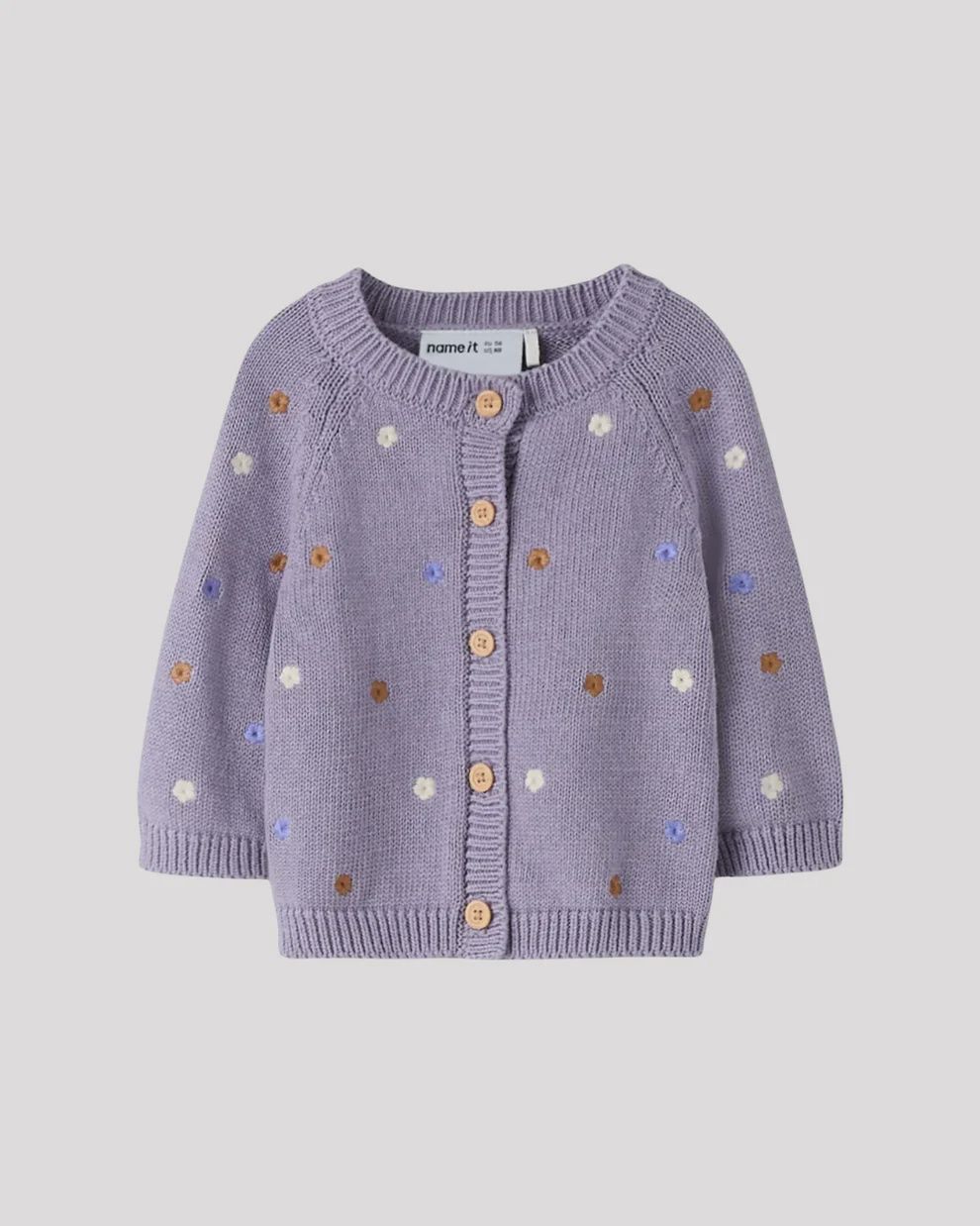 Name It baby - vest Lavender Gray