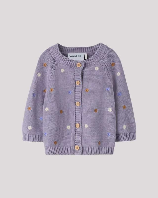 Name It baby - vest Lavender Gray