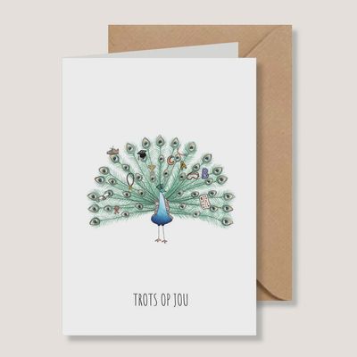 Juulz wenskaart Trots op jou