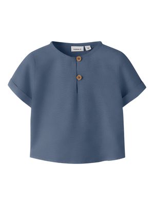 Name it Baby - FAHER SS TOP Blue