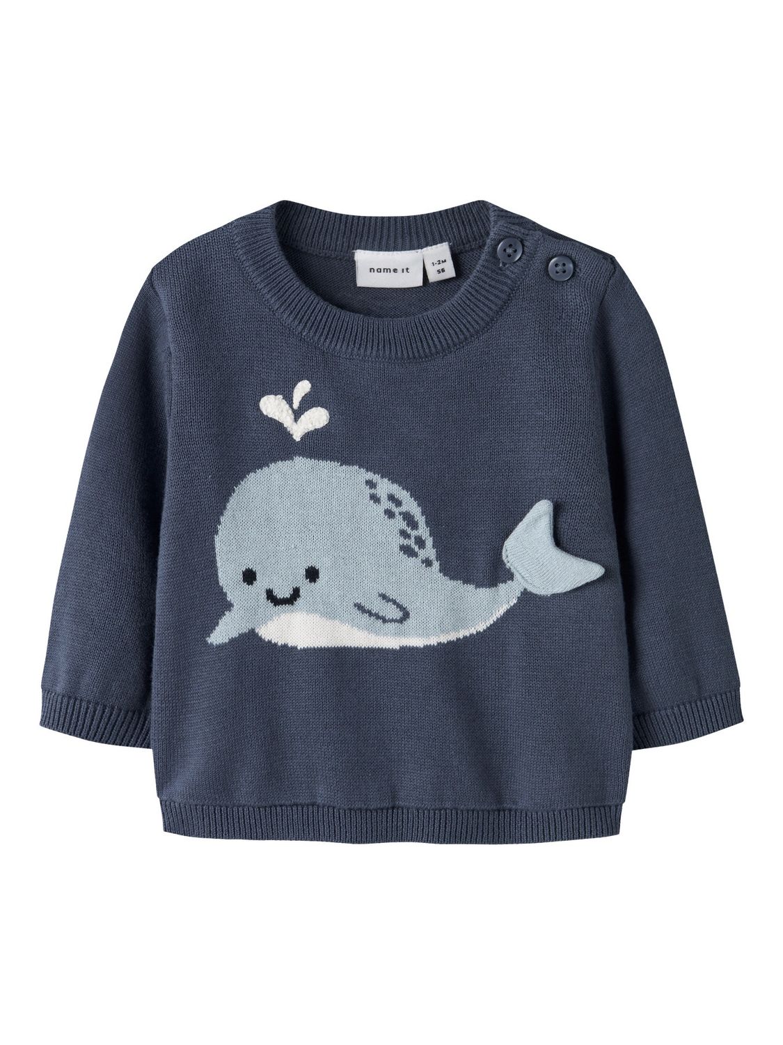 Name it Baby FOSEA LS KNIT BOX Blue
