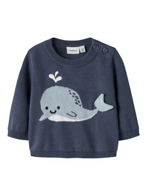 Name it Baby FOSEA LS KNIT BOX Blue