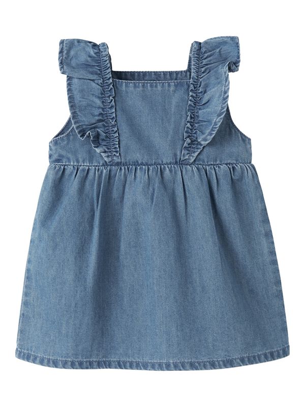 Name it Baby FIONA FRILL DNM DRESS Blue