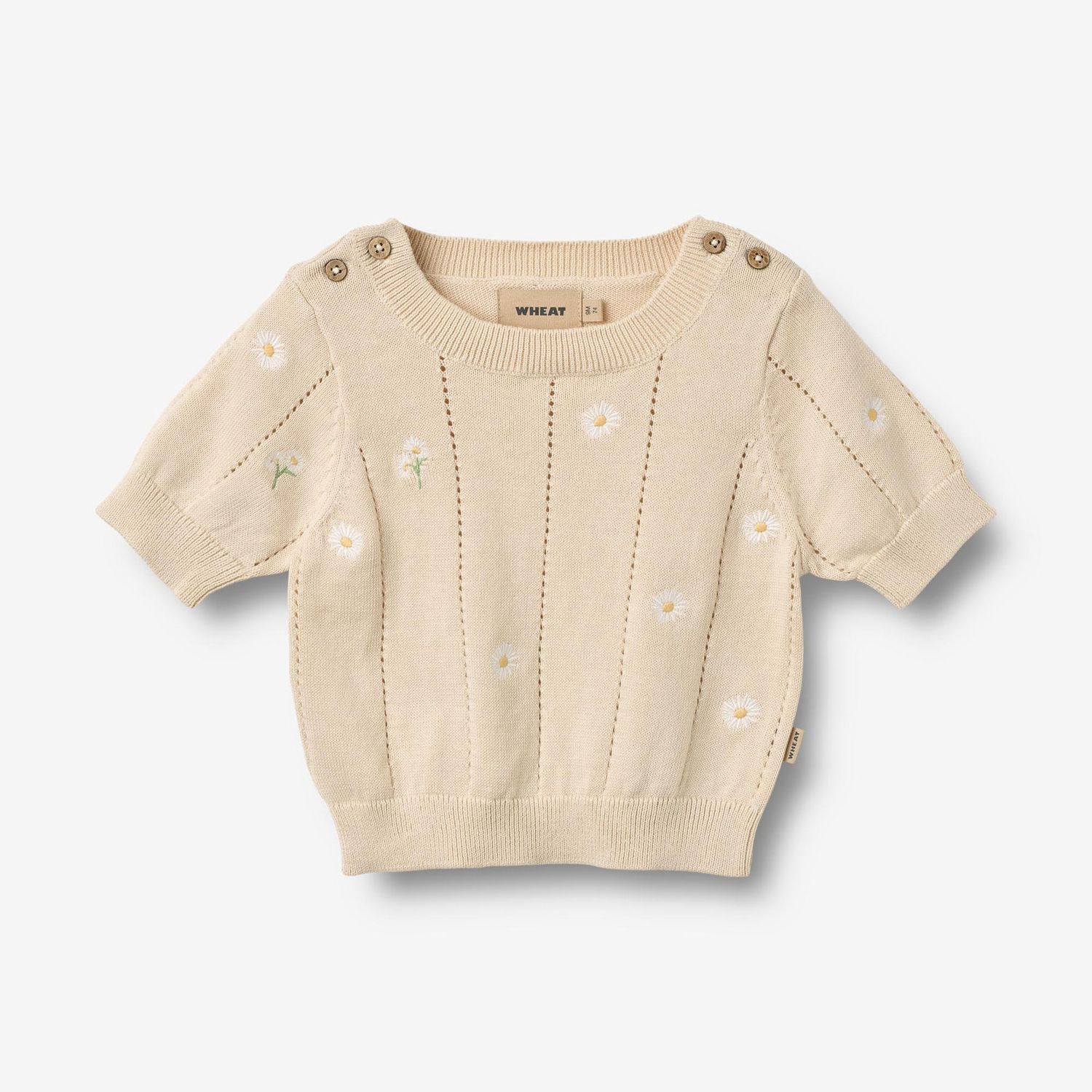 WHEAT Knit Top S/S Malvina
