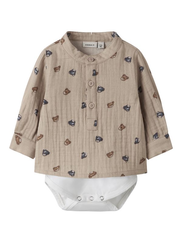 Name it Baby DUTTY LS SHIRT BODY Grey