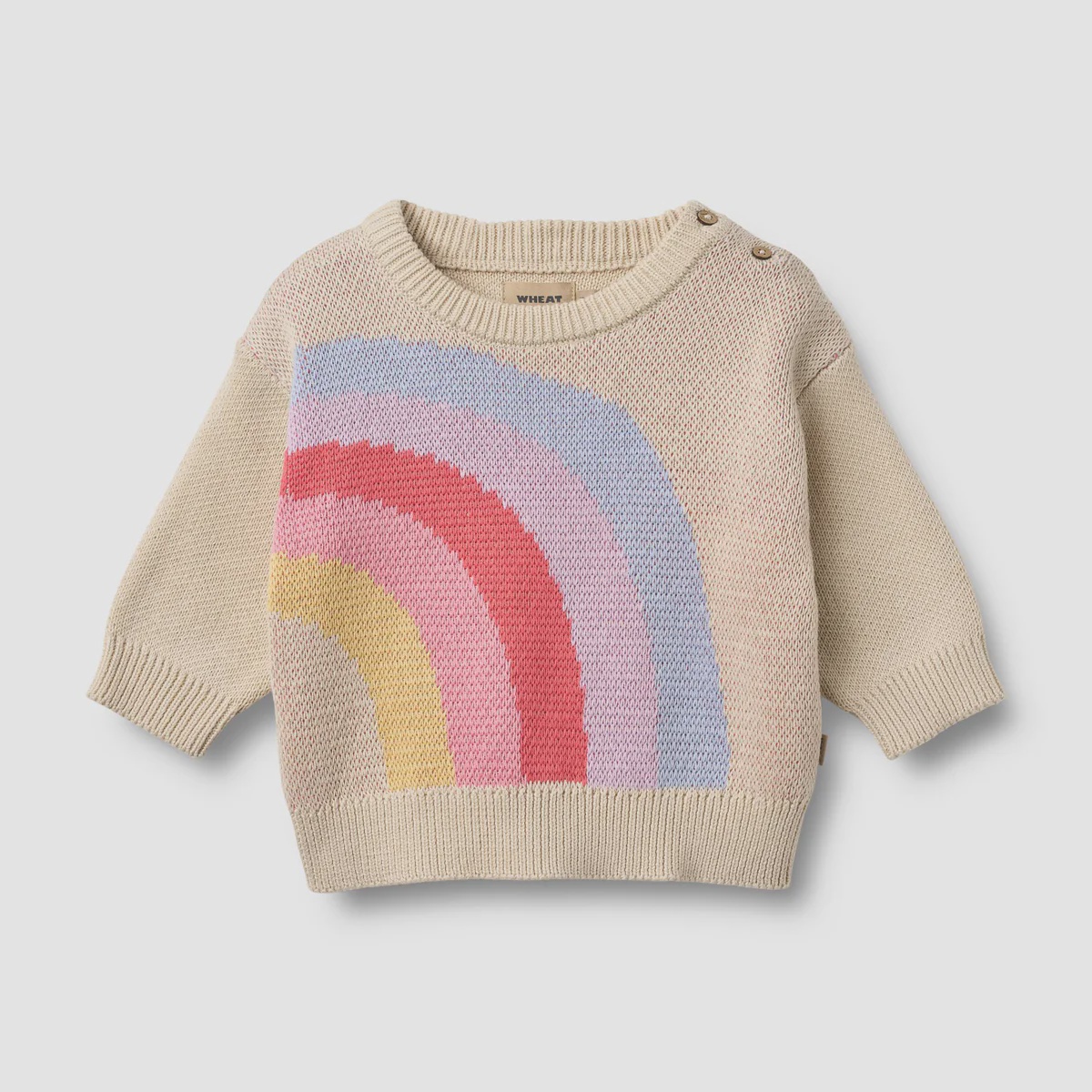 WHEAT Jacquard Pullover Solveig