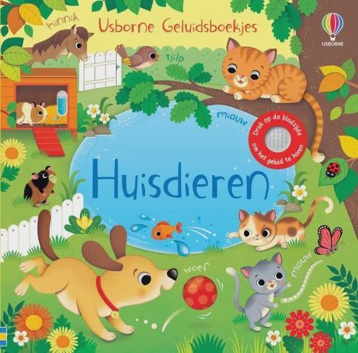 Usborne Geluidsboekje Huisdieren muziekboeken