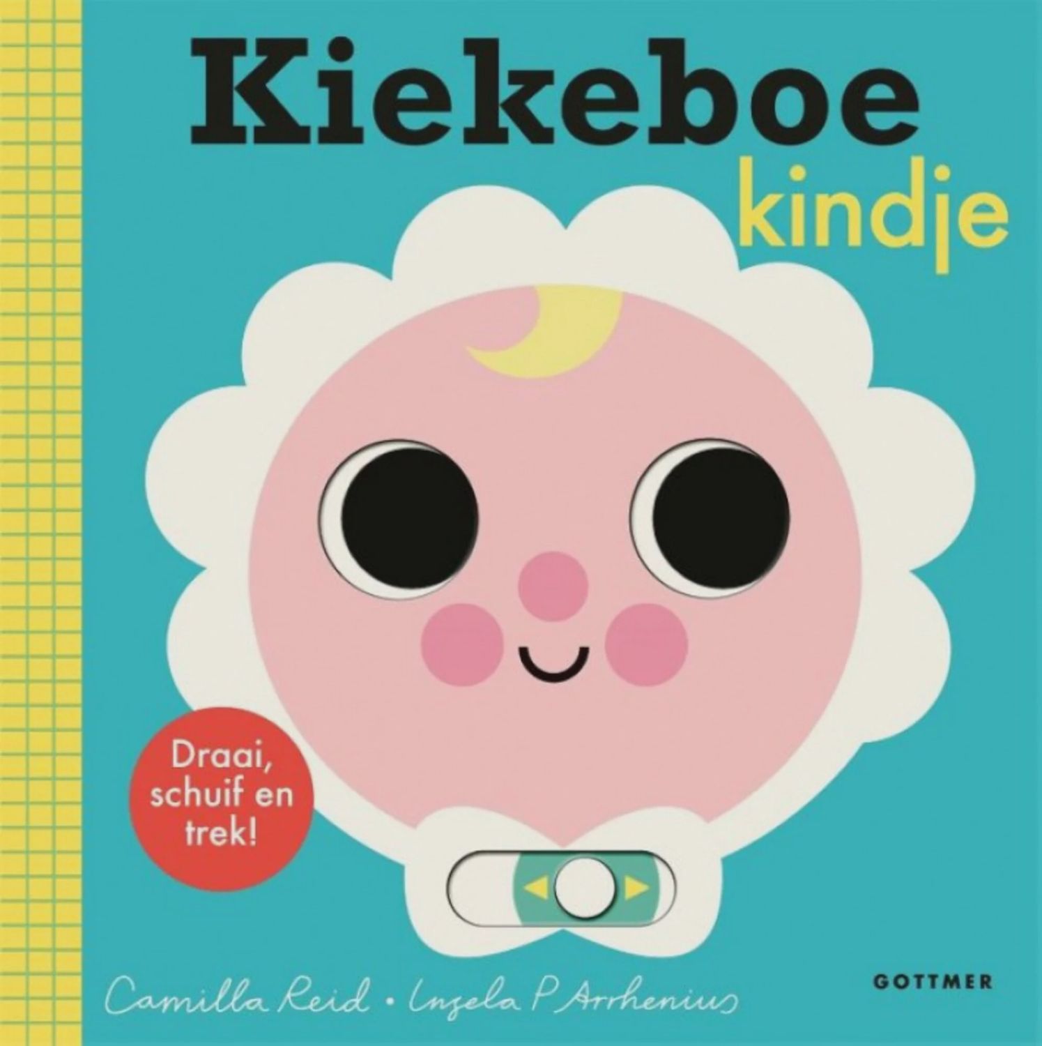 Gottmer schuifboekje Kiekeboe kindje babyboeken
