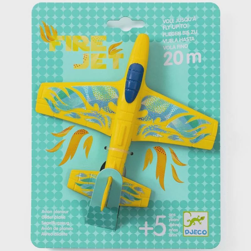 Djeco Fire Jet zweefvliegtuig buitenspeelgoed 17 cm 6+