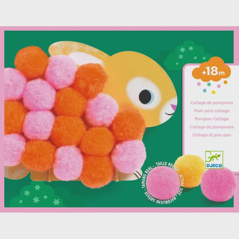 Djeco knutselpakket met schattig konijntje op de verpakking 18+ mnd