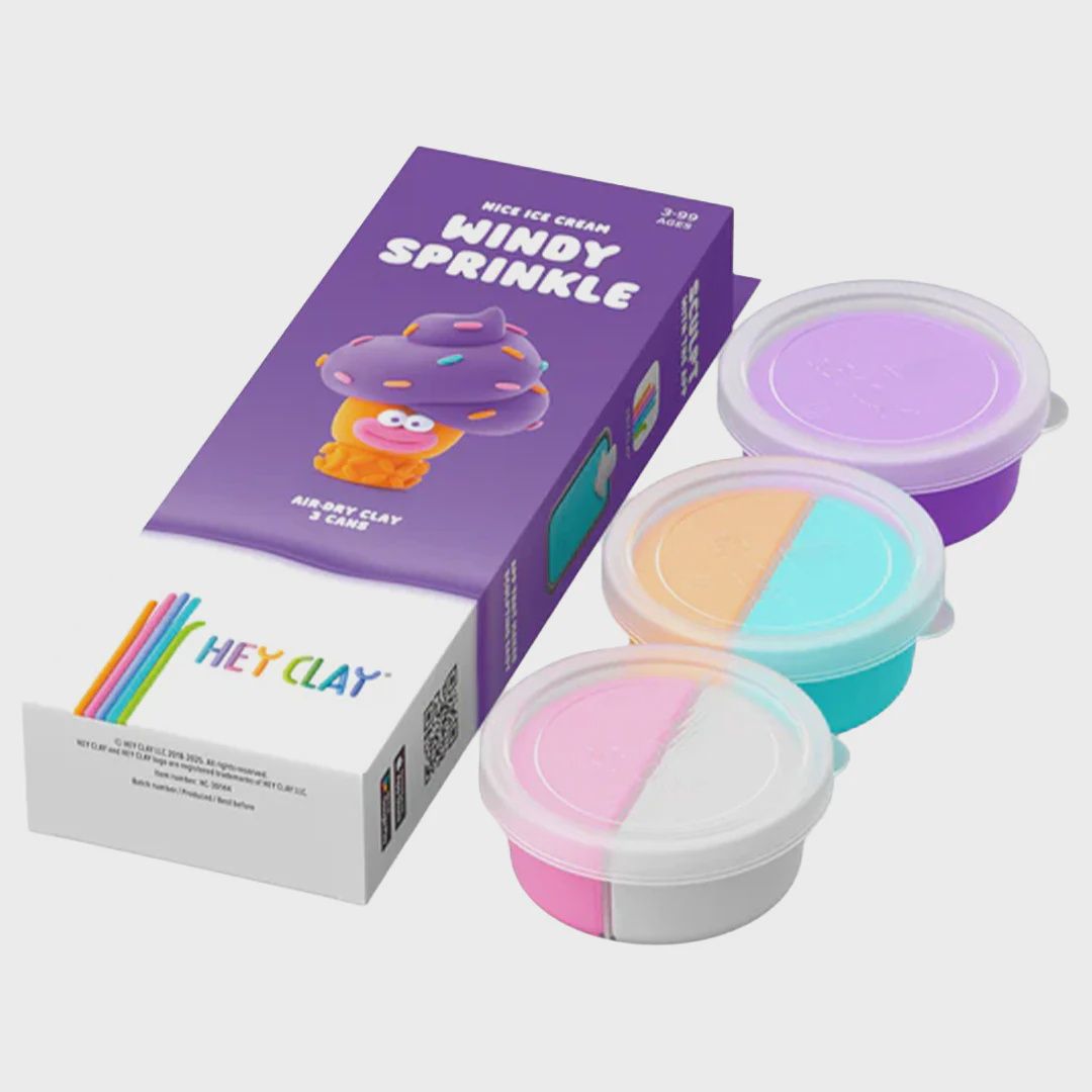 Hey Clay Windy Sprinkle boetseerklei 3 stuks 3+