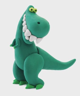 Hey Clay Tyrannosaurus boetseerklei 3 stuks 3+