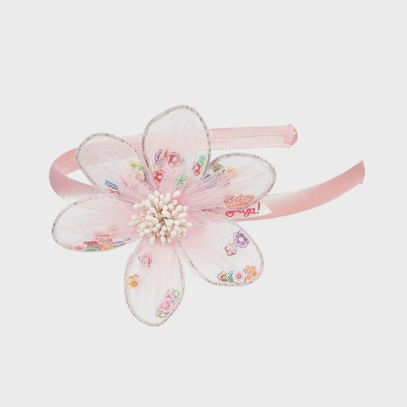 Souza Indra Diadeem Bloemen roze 3+