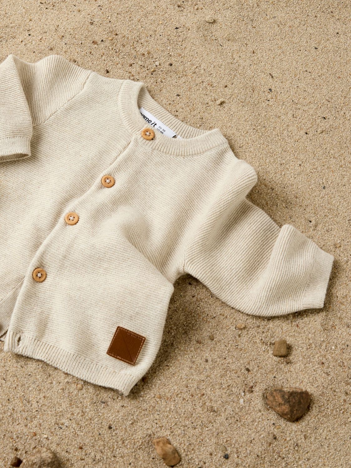 Name it Baby JEFFREY LS KNIT CARD White