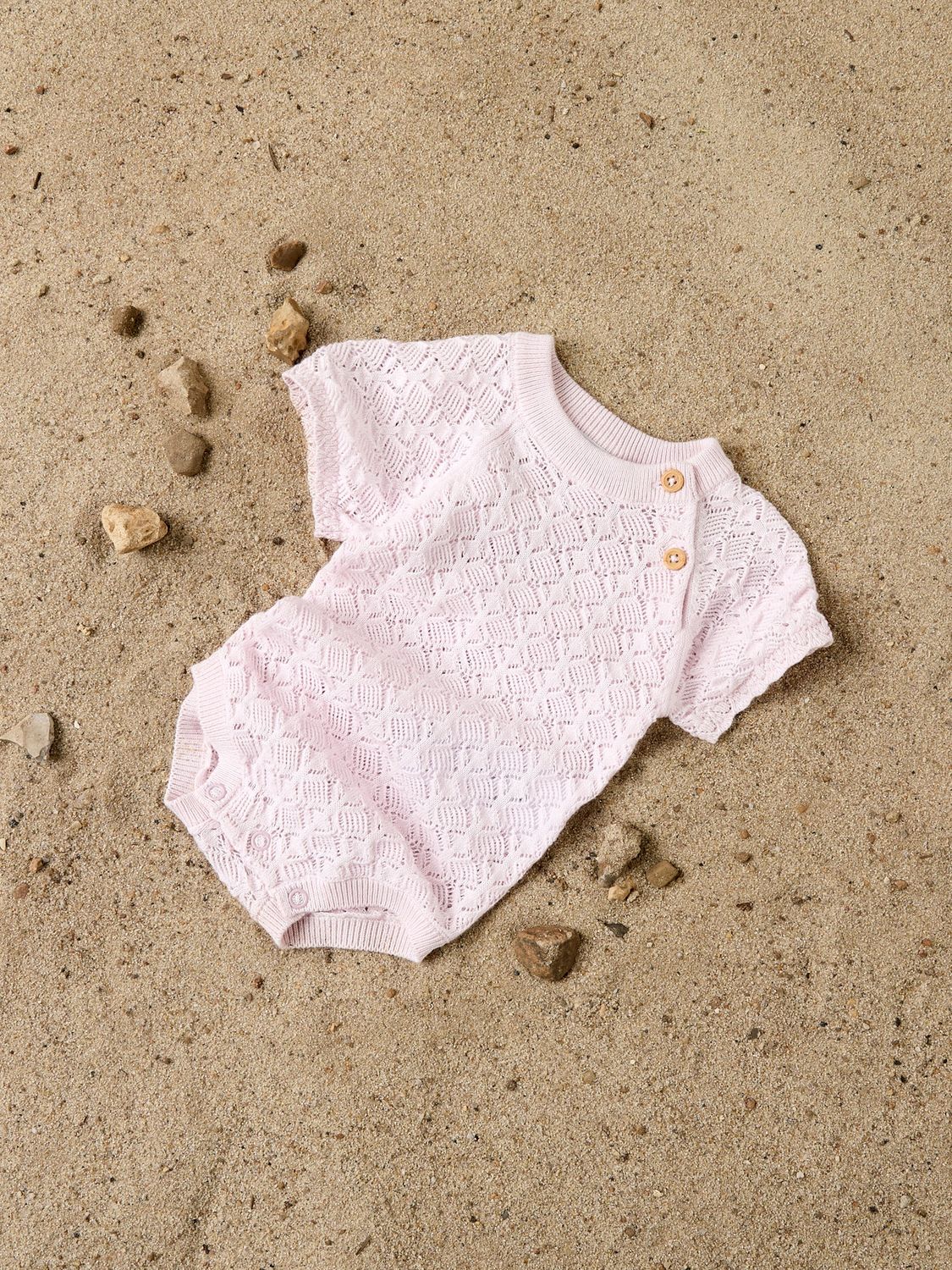 Name it Baby JENNY SS KNIT ROMPER Purple