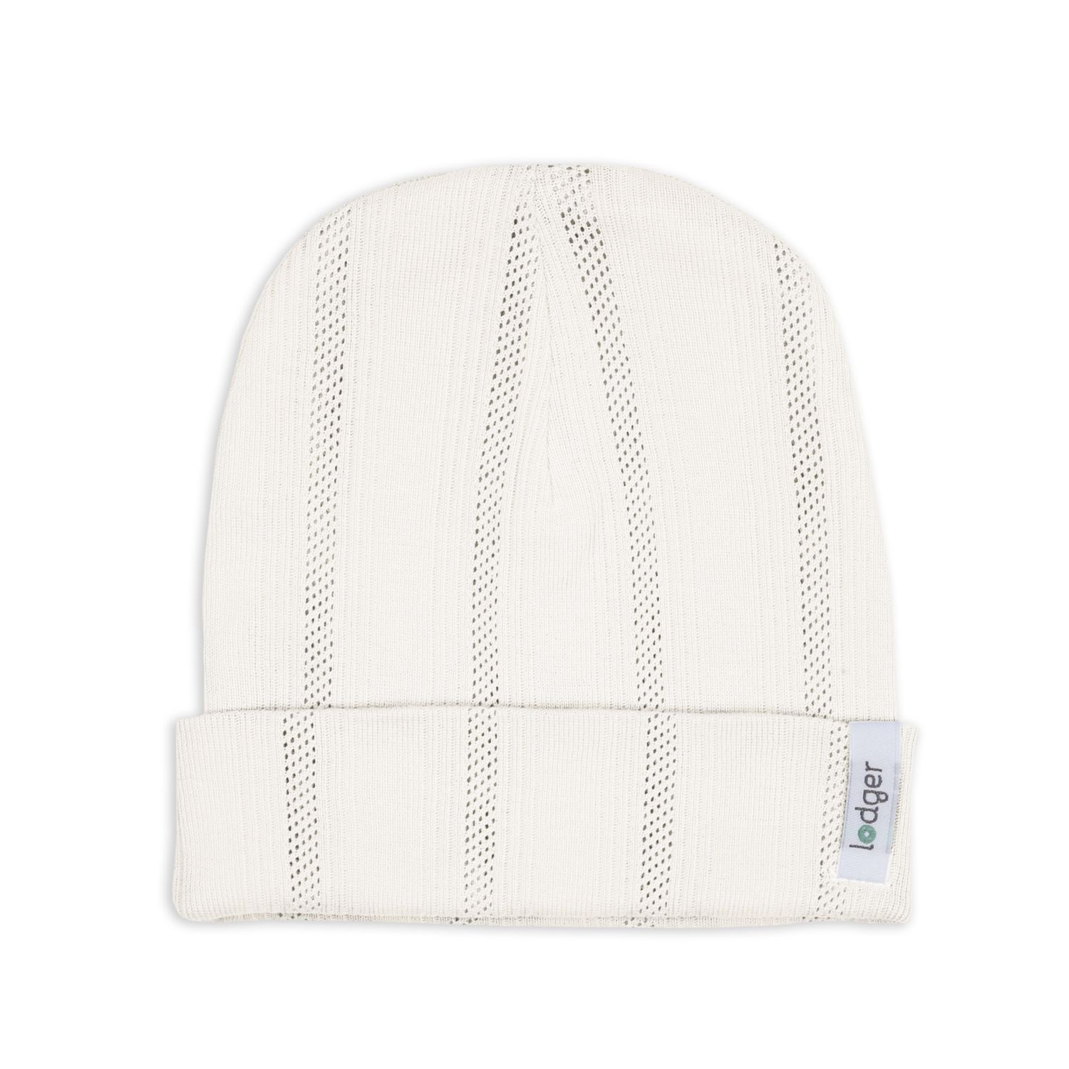 Lodger baby muts pointelle cream biologisch katoen 0-6M