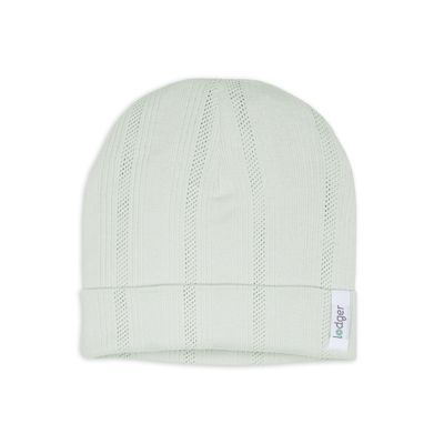 Lodger baby muts pointelle silk biologisch katoen 0-6M