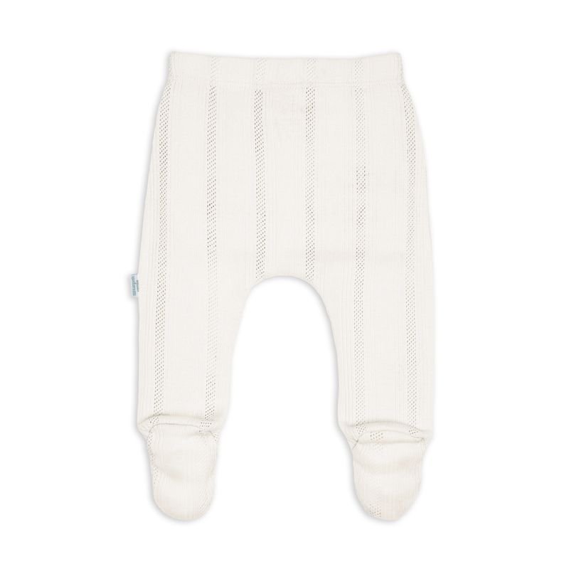 Lodger baby legging jogger pointelle cream biologisch katoen 50-68