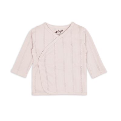 Lodger overslagshirt topper pointelle powder biologisch katoen 50-68