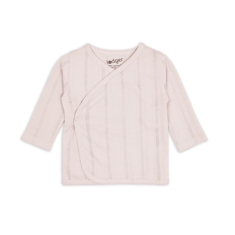 Lodger overslagshirt topper pointelle powder biologisch katoen 50-68