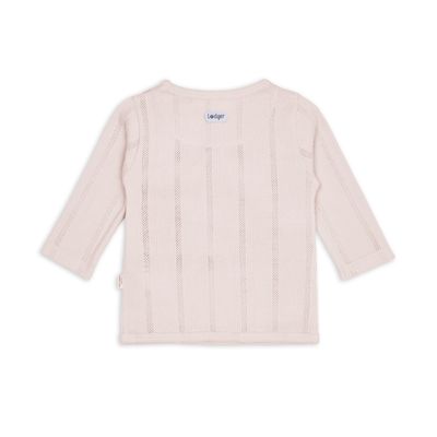 Lodger overslagshirt topper pointelle powder biologisch katoen 50-68