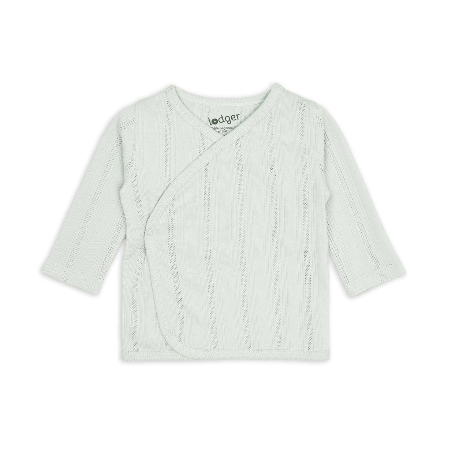 Lodger overslagshirt topper pointelle silk biologisch katoen 50-68