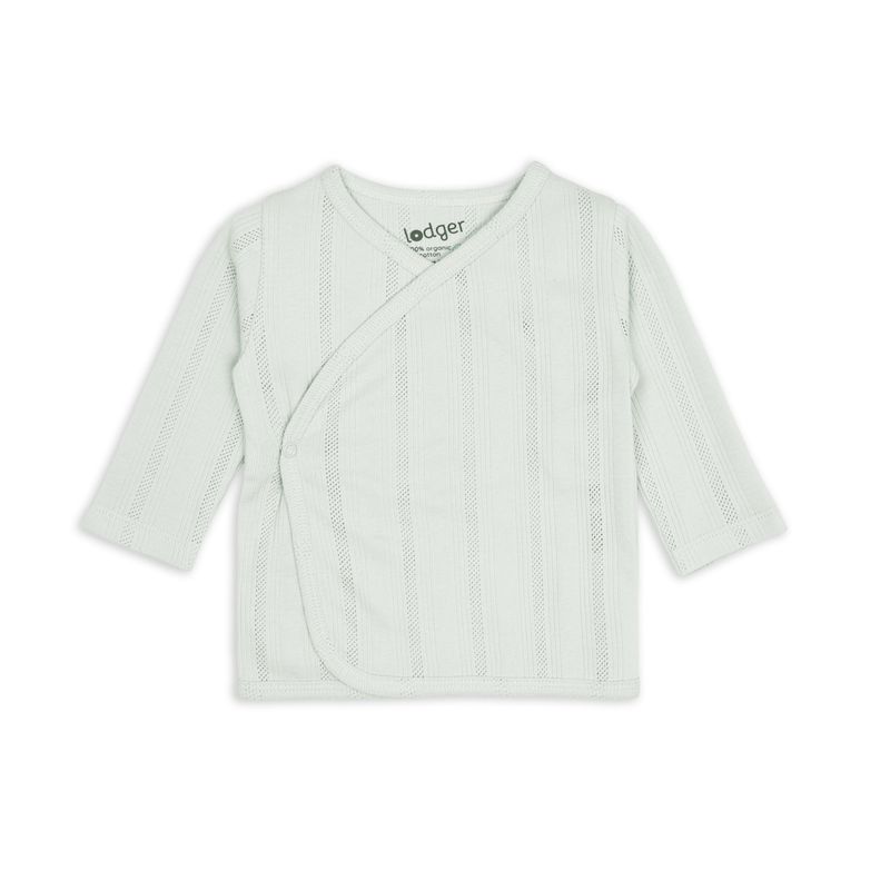 Lodger overslagshirt topper pointelle silk biologisch katoen 50-68