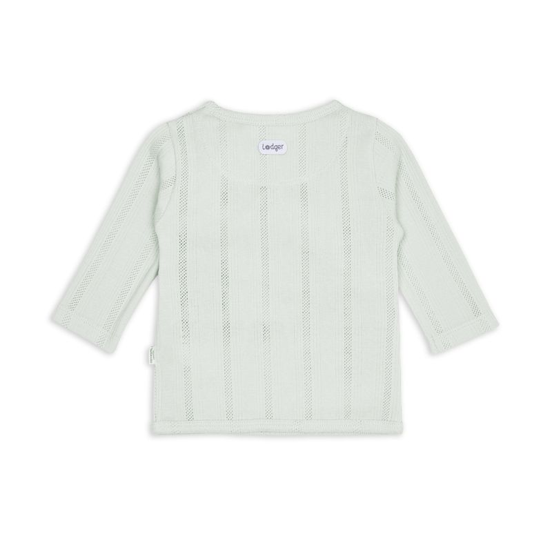 Lodger overslagshirt topper pointelle silk biologisch katoen 50-68
