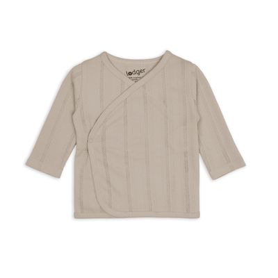 Lodger overslagshirt topper pointelle shell biologisch katoen 50-68