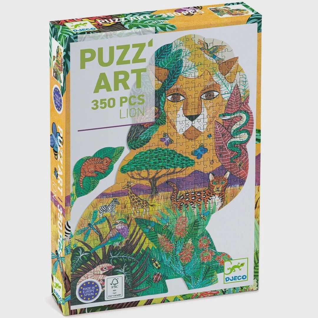 Djeco Puzz'Art kinder puzzel leeuw 350 stukjes 7+