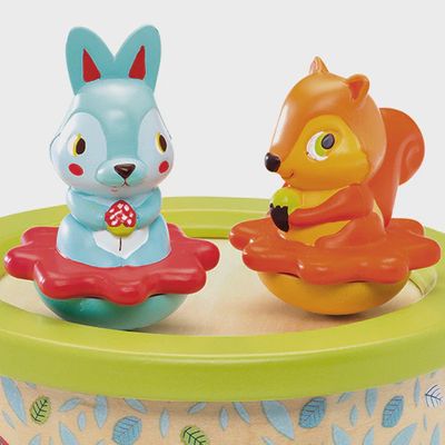 Djeco magnetisch muziekdoosje Friends Melody hout 12 maanden+
