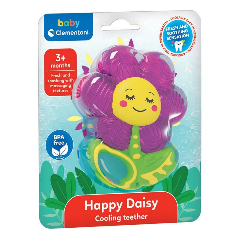 Clementoni Baby verkoelende bijtring bloem 3 maanden+
