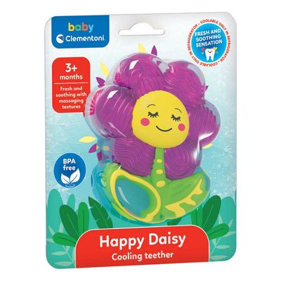 Clementoni Baby verkoelende bijtring bloem 3 maanden+
